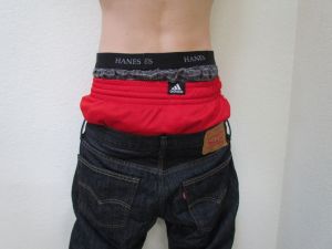 This picture is just missing the middle-aged man, and saggy pound-shop y-fronts.